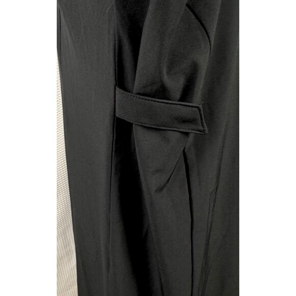 Hi-Tec Womens Size Medium Black Polo Dress Comfort Relaxed Flowy Short Sleeve - Picture 5 of 9